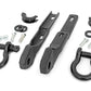 Rough Country Tow Hook Brackets | Nissan Titan 2WD/4WD (2017-2024) - W/ Standard D-Ring & Rubber Isolators