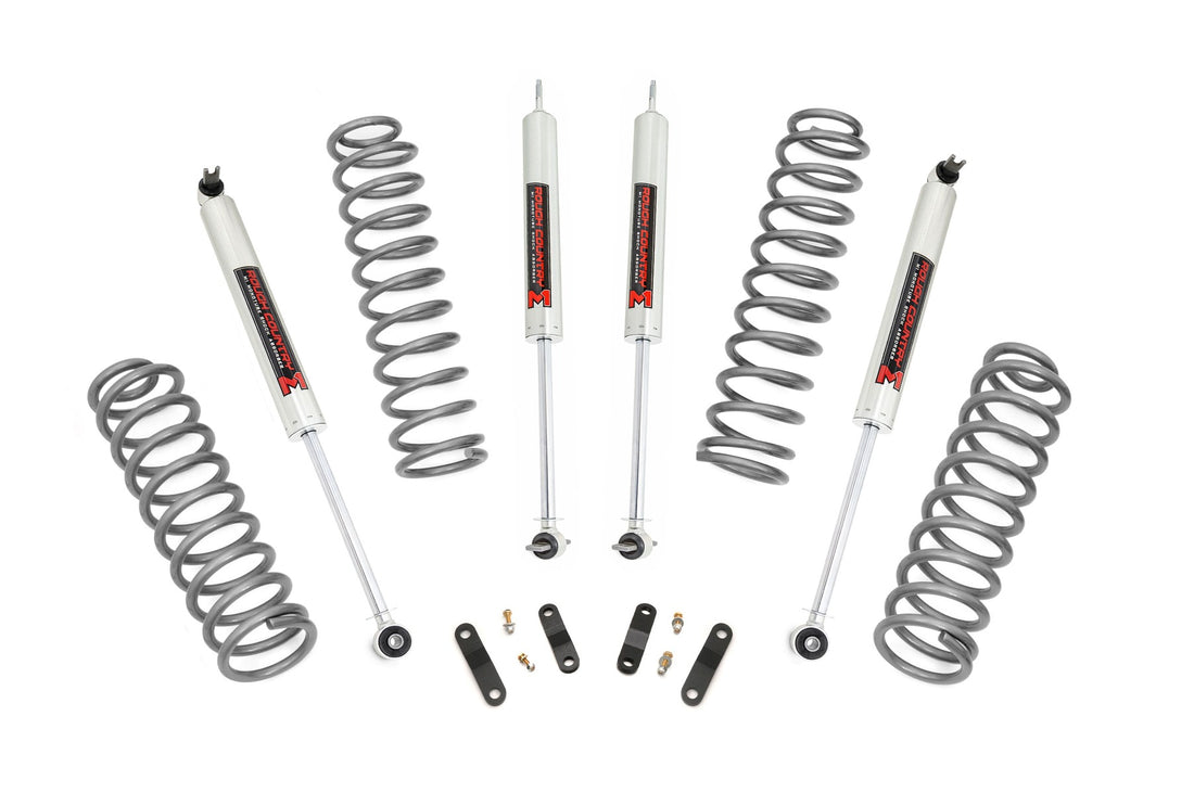 Rough Country 2.5 Inch Lift Kit | 2-Door | Jeep Wrangler JK 4WD (2007-2018) - M1 Monotube