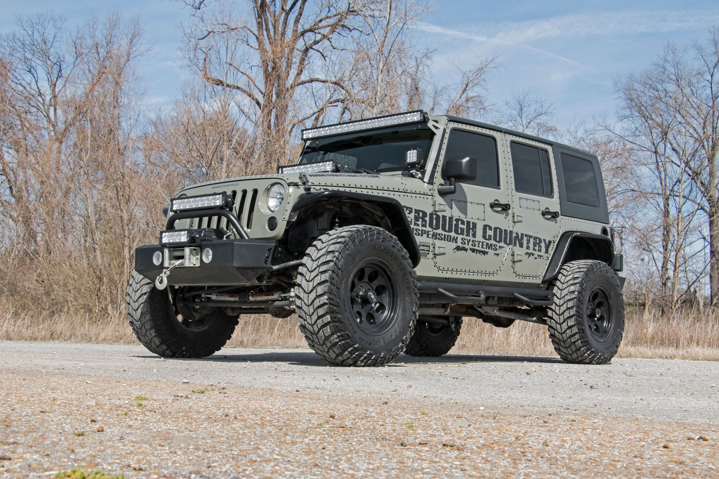 Rough Country (67450) 4 Inch Lift Kit | X-Series | Vertex | Jeep Wrangler Unlimited 2WD/4WD (07-18)