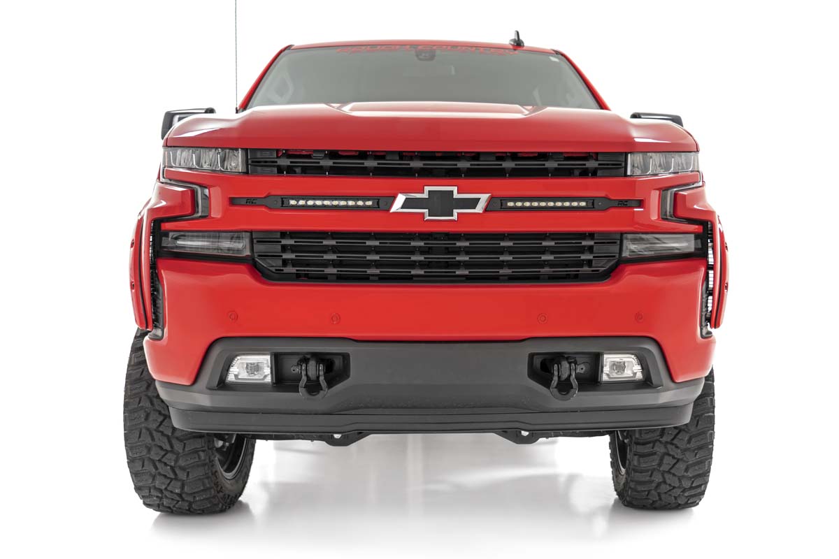 Rough Country Tow Hook Brackets | Chevy Silverado 1500 2WD/4WD (2019-2025 & Classic)