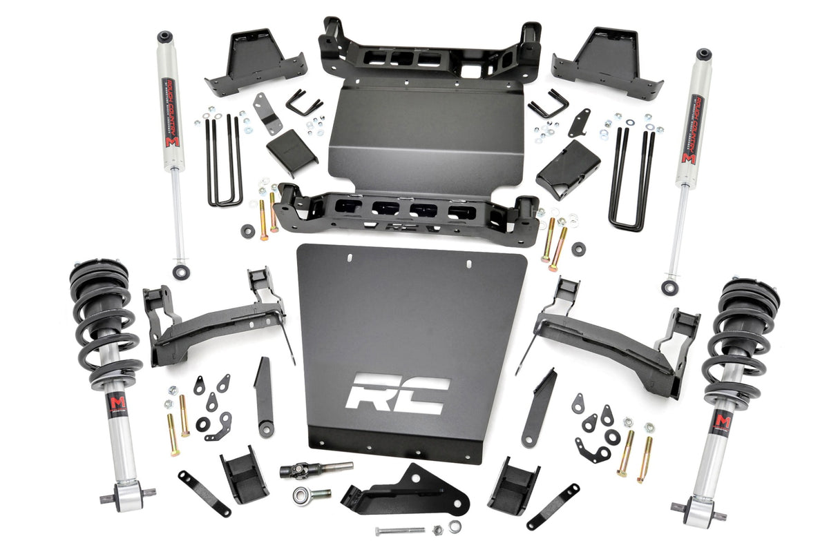 Rough Country 7 Inch Lift Kit | Chevy/GMC 1500 (14-16) - M1 Struts w/M1 Rear Shocks