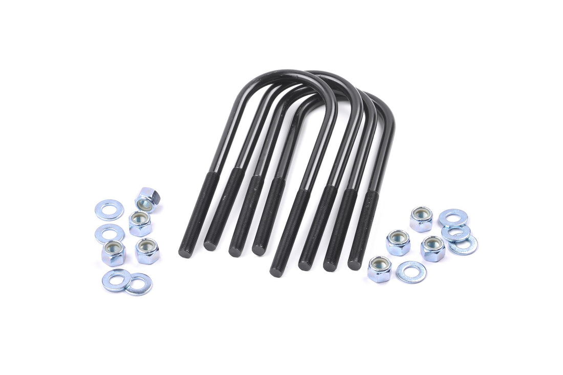 Rough Country Universal Round U-Bolt Kit (Multiple Sizes) - 9/16 in. / 7.25 in. / 3.0 in.