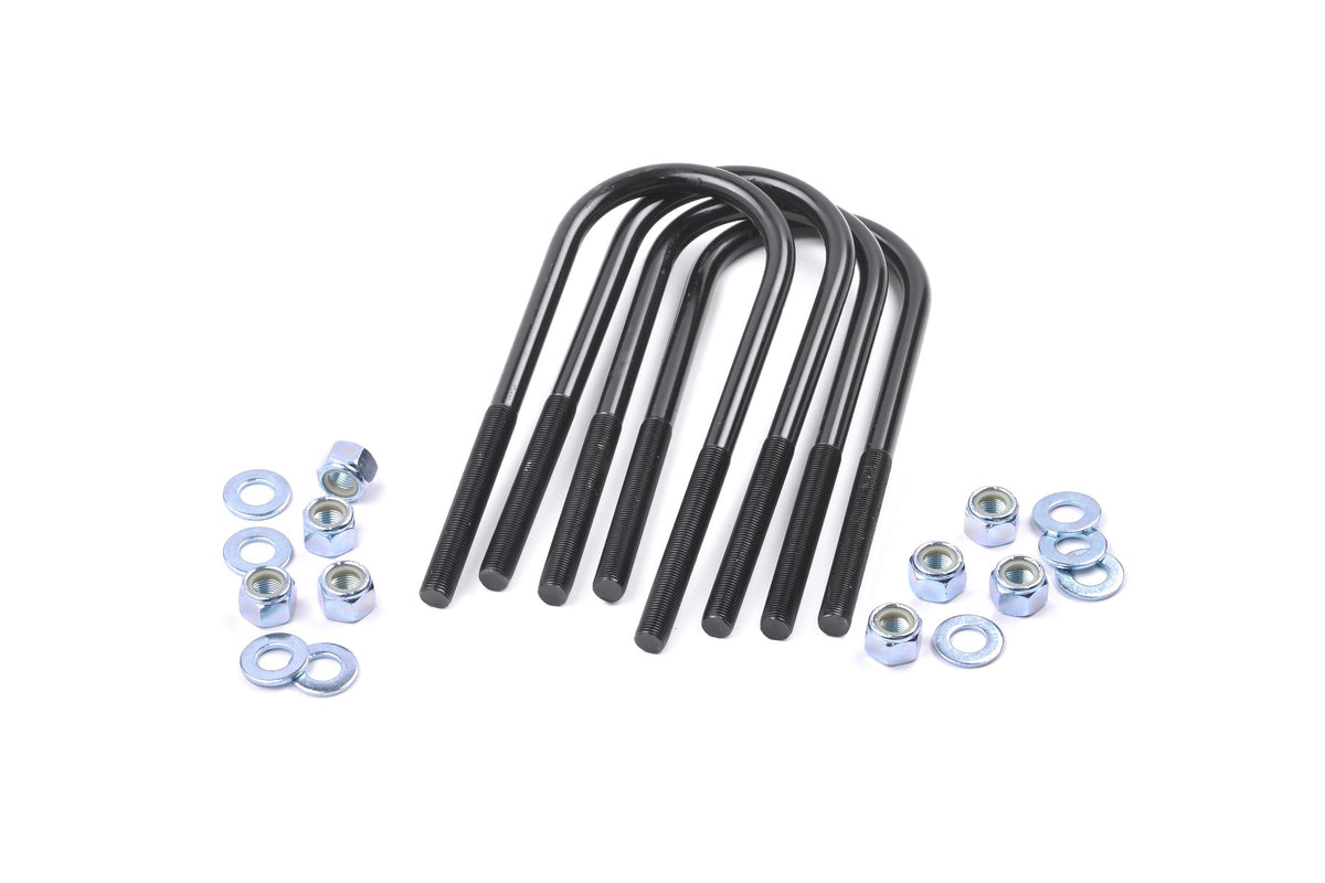 Rough Country Universal Round U-Bolt Kit (Multiple Sizes) - 9/16 in. / 7.25 in. / 3.0 in.