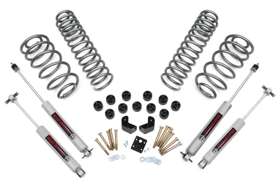 Rough Country 3.75 Inch Lift Kit | Jeep Wrangler TJ 4WD (97-06) - Premium N3 / 4cyl