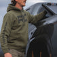 Rough Country Heavyweight Hoodie | RC Topographical | Army Green