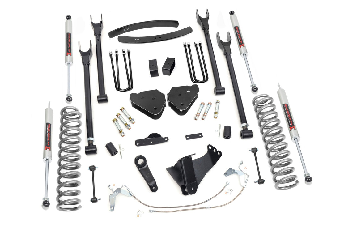 Rough Country 6 Inch Lift Kit | Ford F-250/F-350 Super Duty 4WD (2008-2010) - Diesel / M1 Monotube