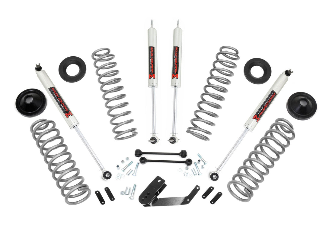 Rough Country 3.25 Inch Lift Kit | Jeep Wrangler Unlimited 2WD/4WD (2007-2018) - M1 Monotube