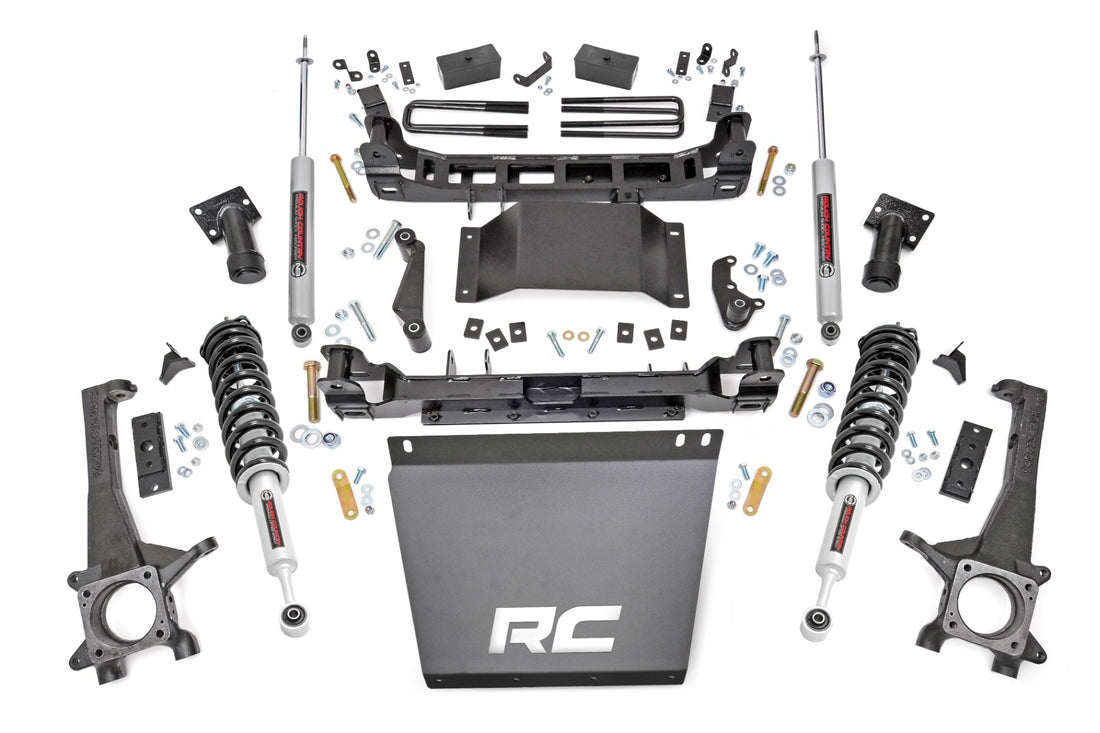 Rough Country 4 Inch Lift Kit | Toyota Tacoma 2WD/4WD (2016-2023) - N3 Struts w/N3 Rear Shocks