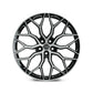 Vossen HF2 Brushed Gloss Black Wheel (24X10 5X120 ET +32 DEEP) - Trucks R Us