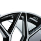 Vossen HF2 Brushed Gloss Black Wheel (24X10 5X120 ET +32 DEEP) - Trucks R Us