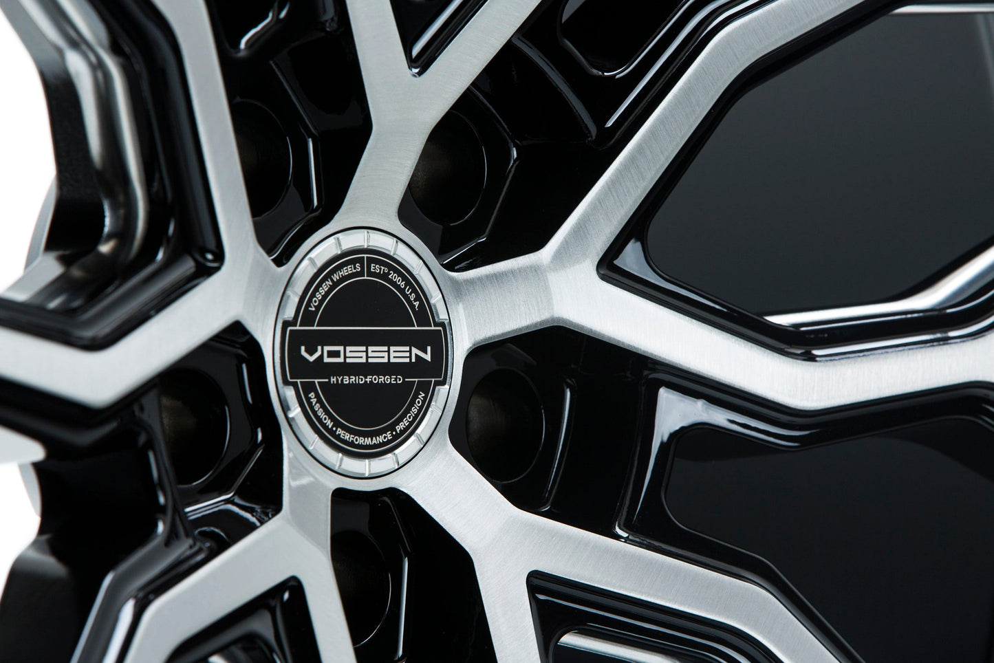 Vossen HF2 Brushed Gloss Black Wheel (24X10 5X120 ET +32 DEEP) - Trucks R Us