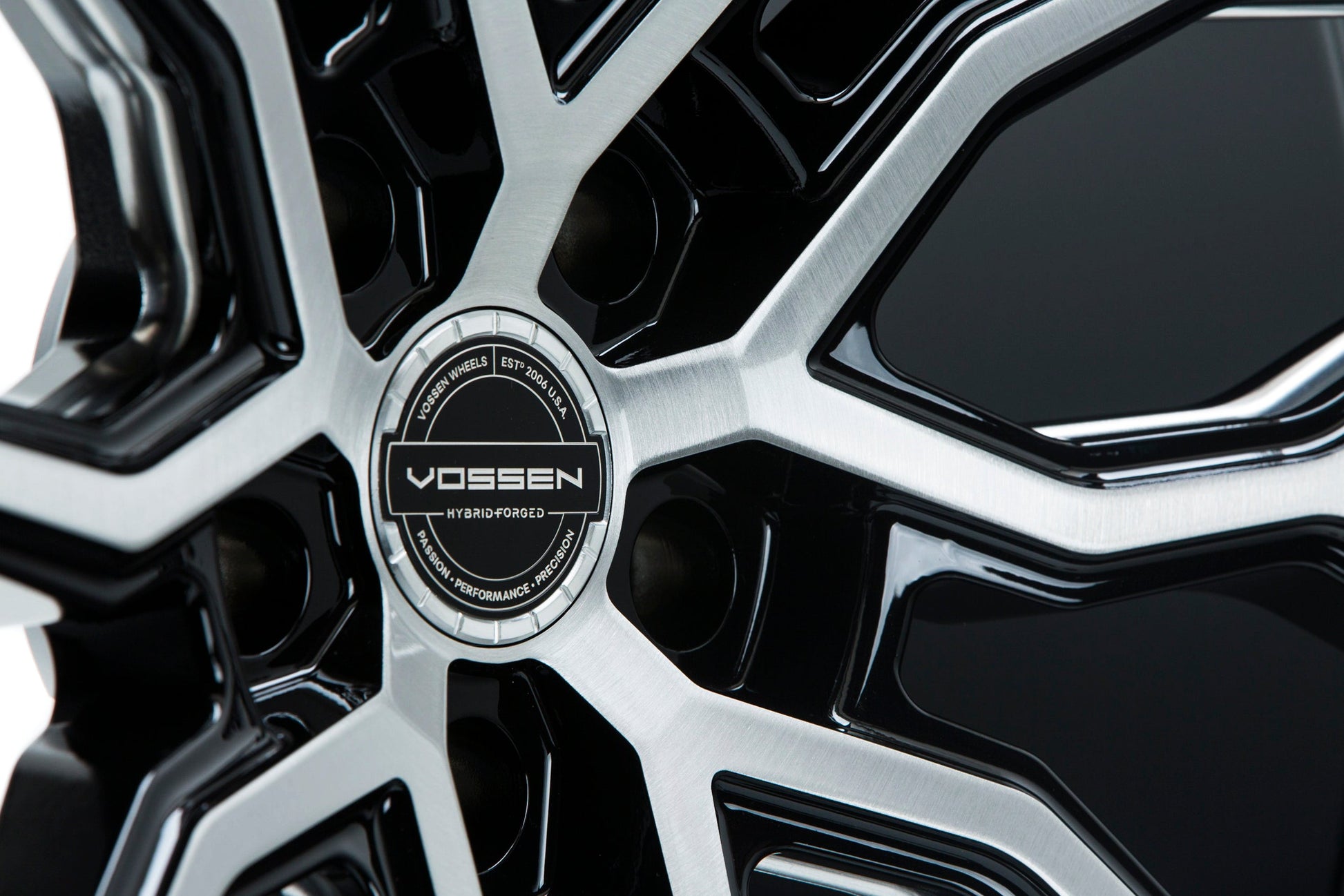 Vossen HF2 Brushed Gloss Black Wheel (24X10 5X120 ET +32 DEEP) - Trucks R Us