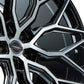 Vossen HF2 Brushed Gloss Black Wheel (24X10 5X120 ET +32 DEEP) - Trucks R Us