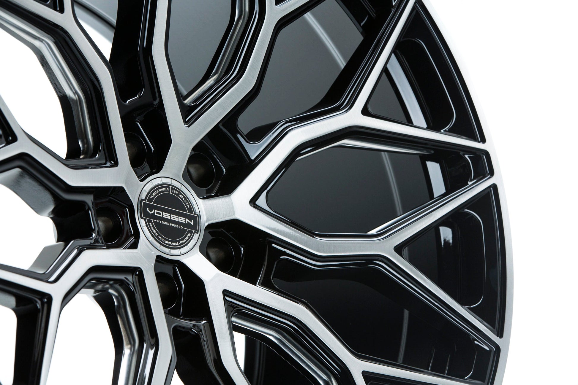 Vossen HF2 Brushed Gloss Black Wheel (24X10 5X120 ET +32 DEEP) - Trucks R Us