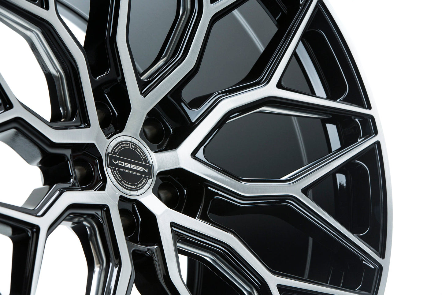 Vossen HF2 Brushed Gloss Black Wheel (20X10 5X120 ET +45 DEEP) - Trucks R Us