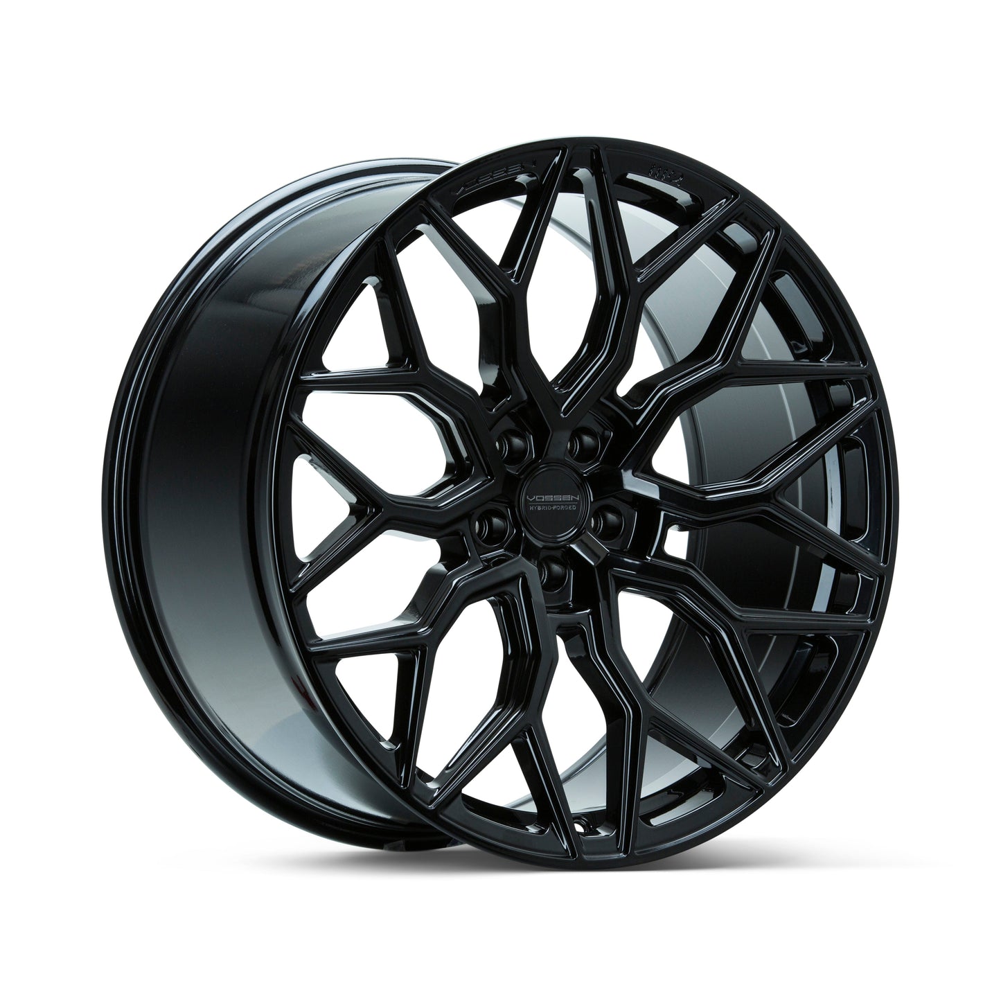 Vossen HF2 Brushed Gloss Black Wheel (24X10 5X120 ET +32 DEEP) - Trucks R Us