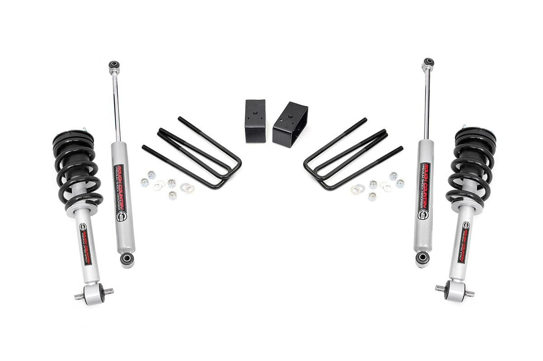 Rough Country 3.5 Inch Lift Kit | Chevy/GMC 1500 2WD (07-13) - N3 Struts w/N3 Rear Shocks