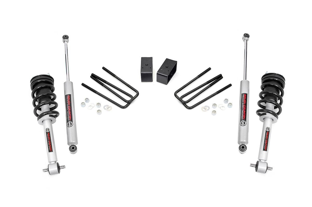 Rough Country 3.5 Inch Lift Kit | Chevy/GMC 1500 2WD (07-13) - N3 Struts w/N3 Rear Shocks
