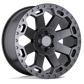 BR WARLORD 17X9 6X120 +12 67 M-GNMTL
