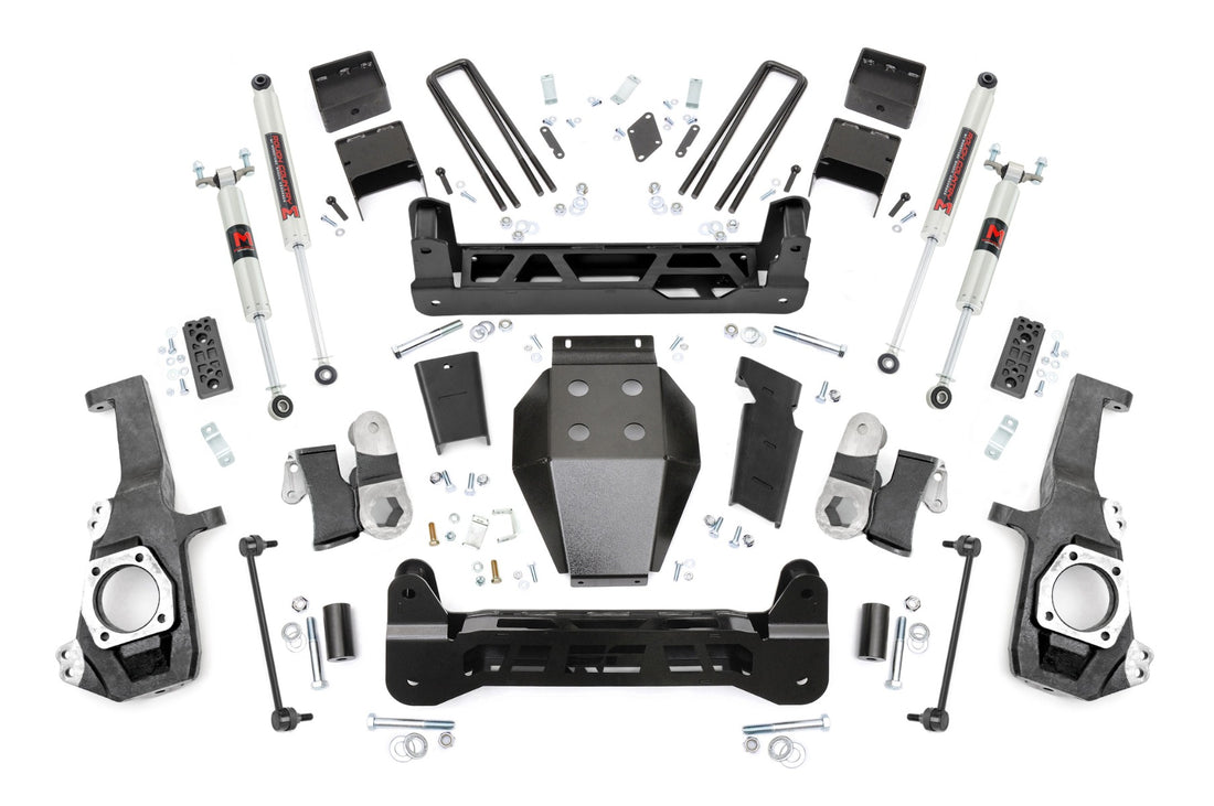 Rough Country 5 Inch Lift Kit | NTD | Chevy/GMC 2500HD/3500HD 2WD/4WD (20-26) - Yes / M1 Monotube