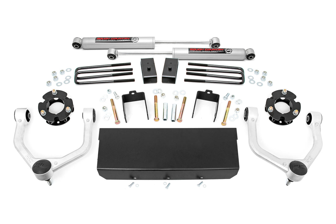 Rough Country 3 Inch Lift Kit | Nissan Titan XD 2WD/4WD (2016-2024) - Premium N3