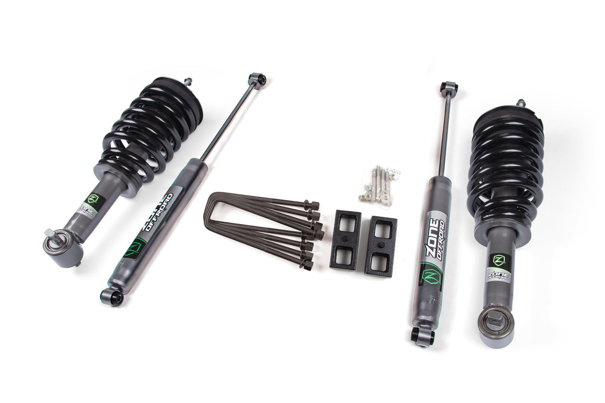 Zone Offroad 3" Lift Kit | Loaded Strut | Chevy Silverado & GMC Sierra 1500 (07-13) 4WD