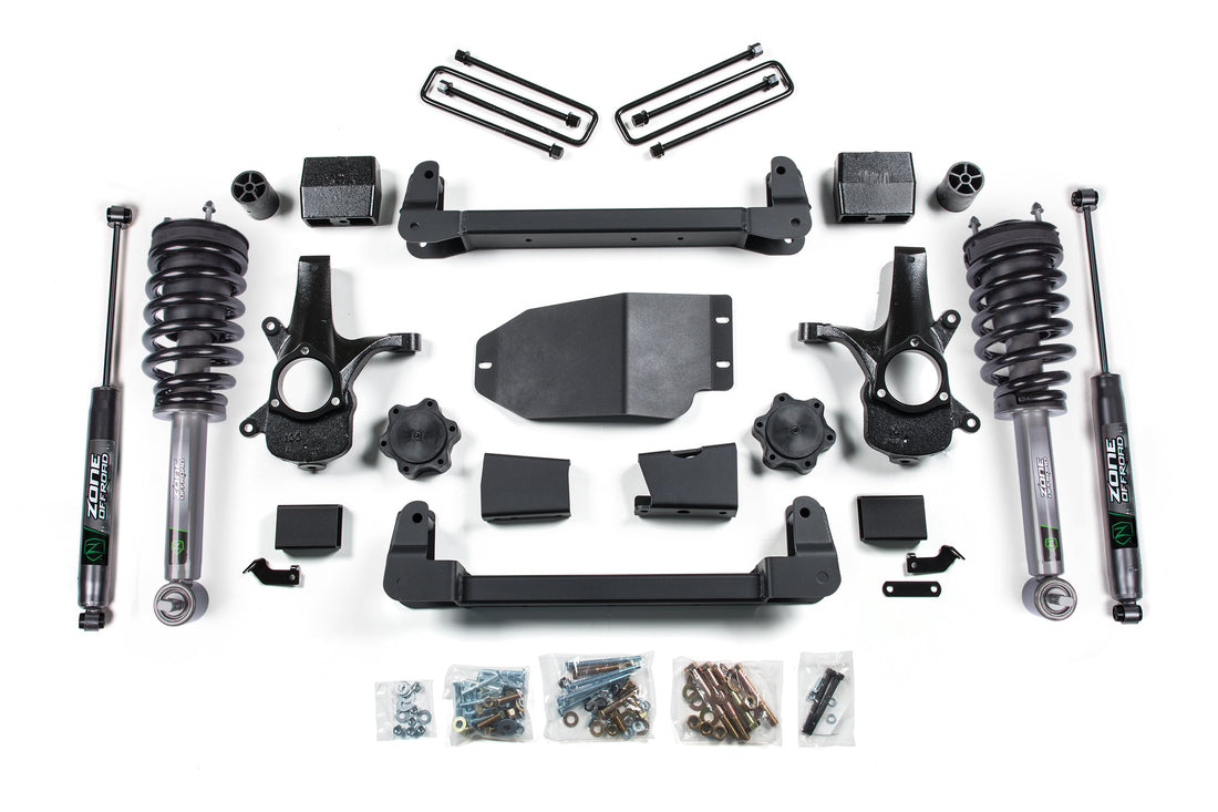 Zone Offroad 4.5 Inch Lift Kit | Chevy Silverado & GMC Sierra 1500 (07-13) 4WD
