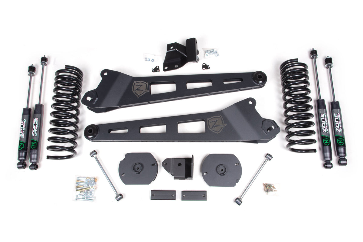 Zone Offroad 3 Inch Lift Kit W/ Radius Arm | Ram 2500 (25-27) 4WD | Diesel