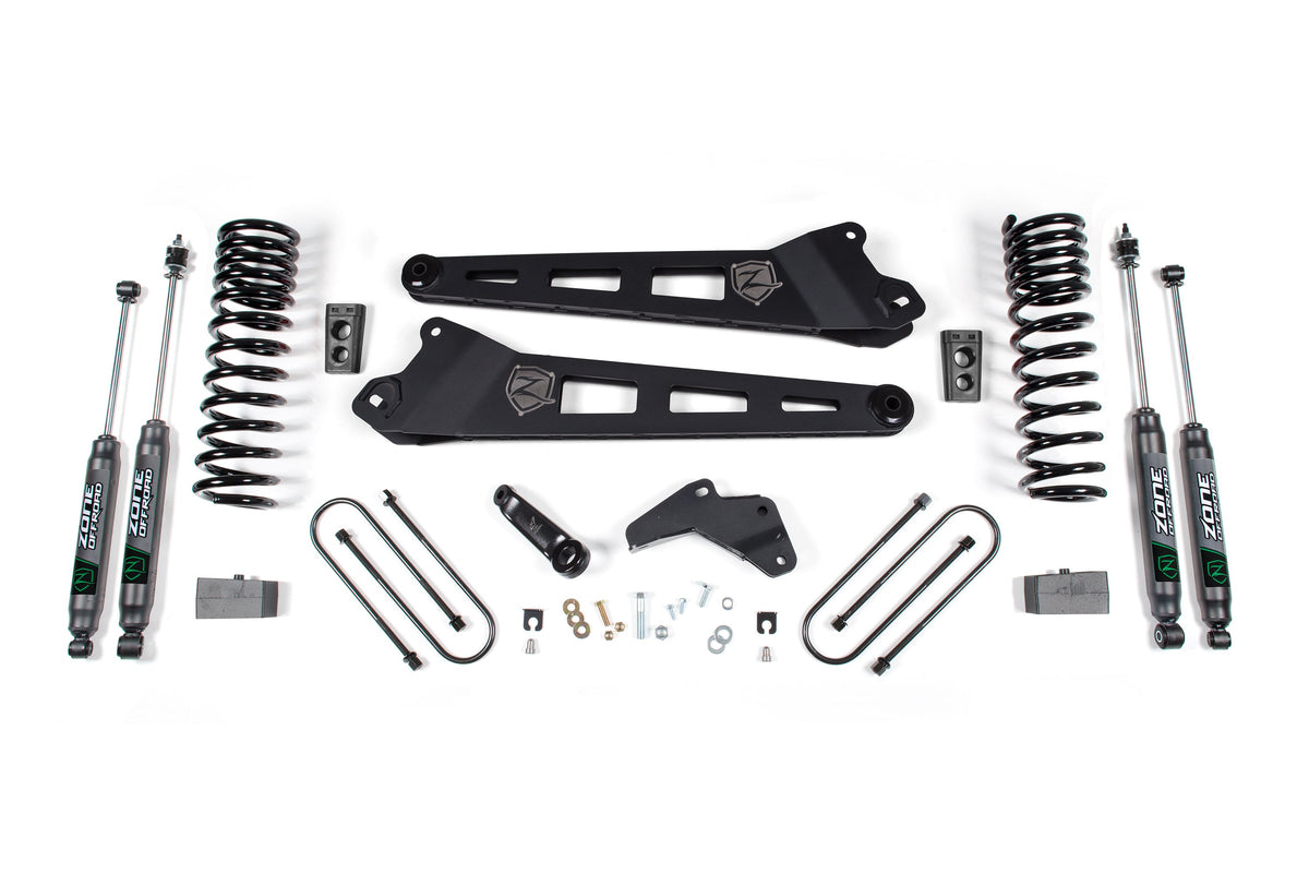 Zone Offroad 4 Inch Lift Kit w/ Radius Arm | Ram 3500 (25-27) 4WD | Diesel