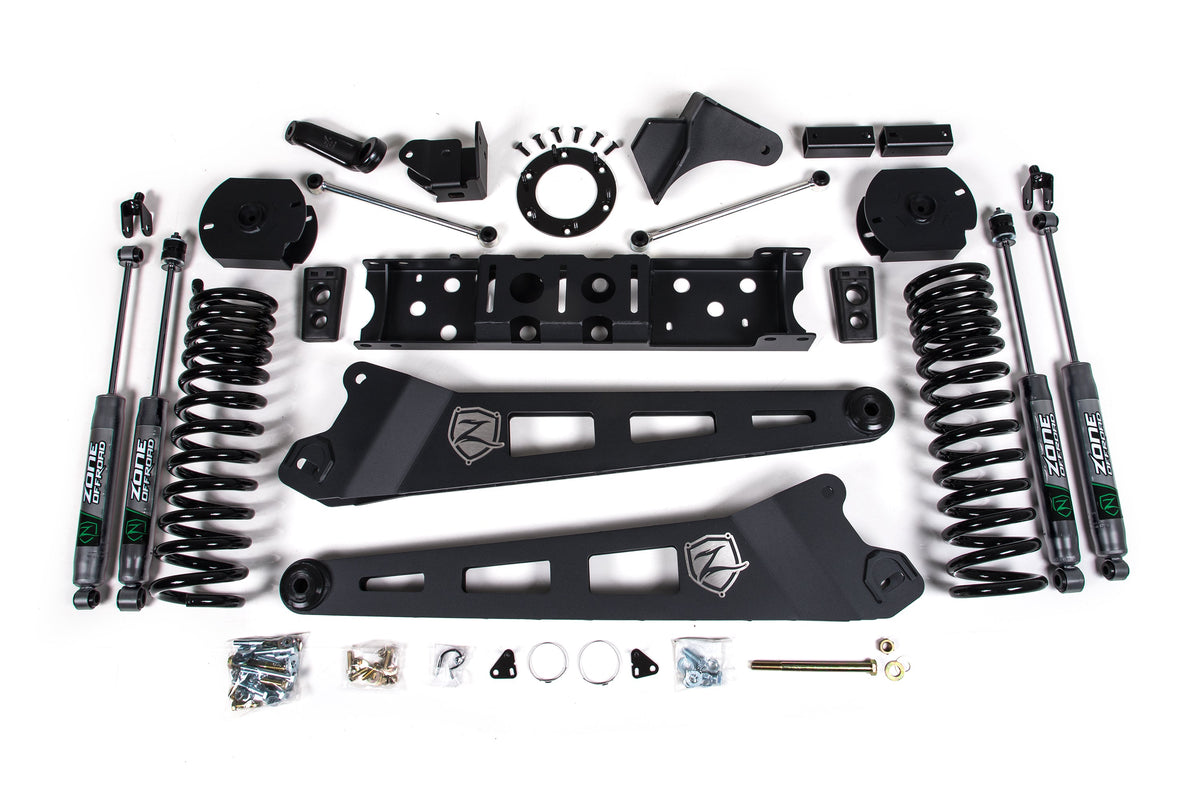 Zone Offroad 4 Inch Lift Kit W/ Radius Arm | Ram 2500 (25-27) 4WD | Diesel