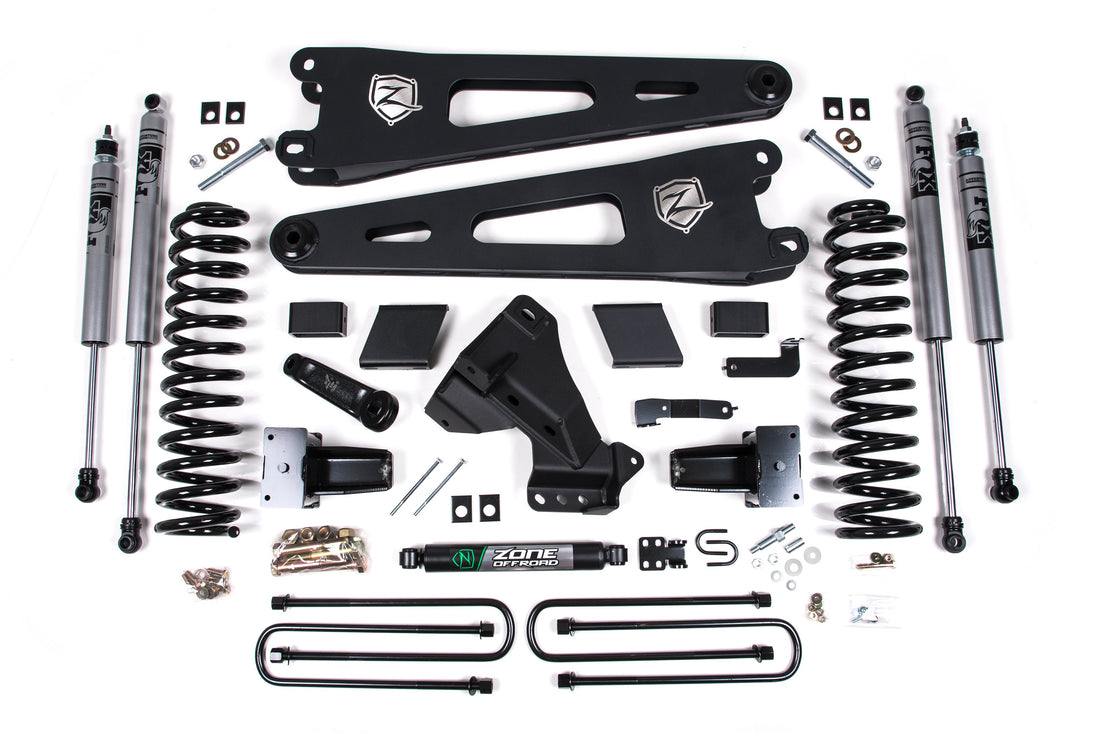 Zone Offroad 5 Inch Lift Kit w/ Radius Arm | Ford F250/F350 Super Duty (23-26) 4WD | Gas