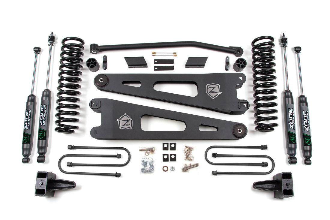 Zone Offroad 4 Inch Lift Kit w/ Radius Arm | Ford F250/F350 Super Duty (08-10) 4WD | Diesel