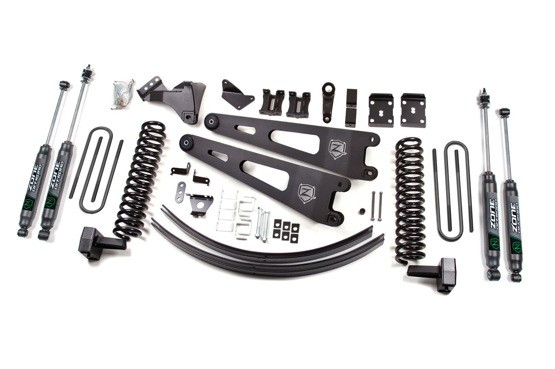 Zone Offroad 6" Lift Kit w/ Radius Arm | Ford F250/F350 Super Duty (11-16) | Gas