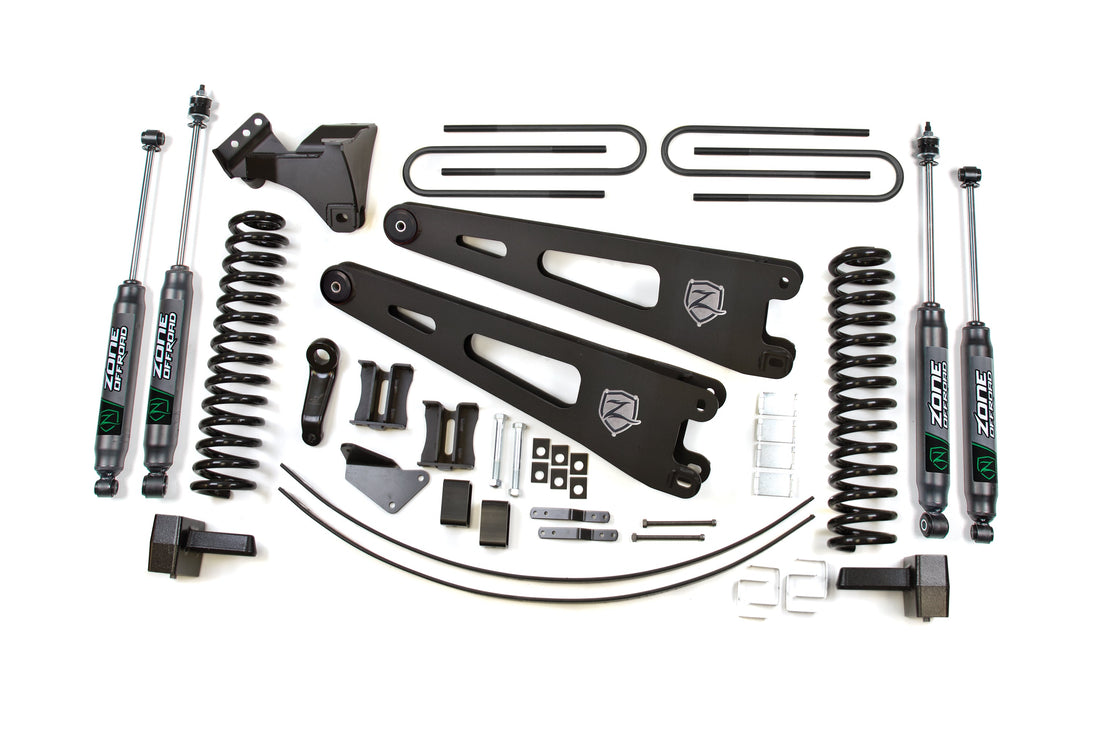 Zone Offroad 6 Inch Lift Kit w/ Radius Arm | Ford F250/F350 Super Duty (05-07) 4WD | Diesel
