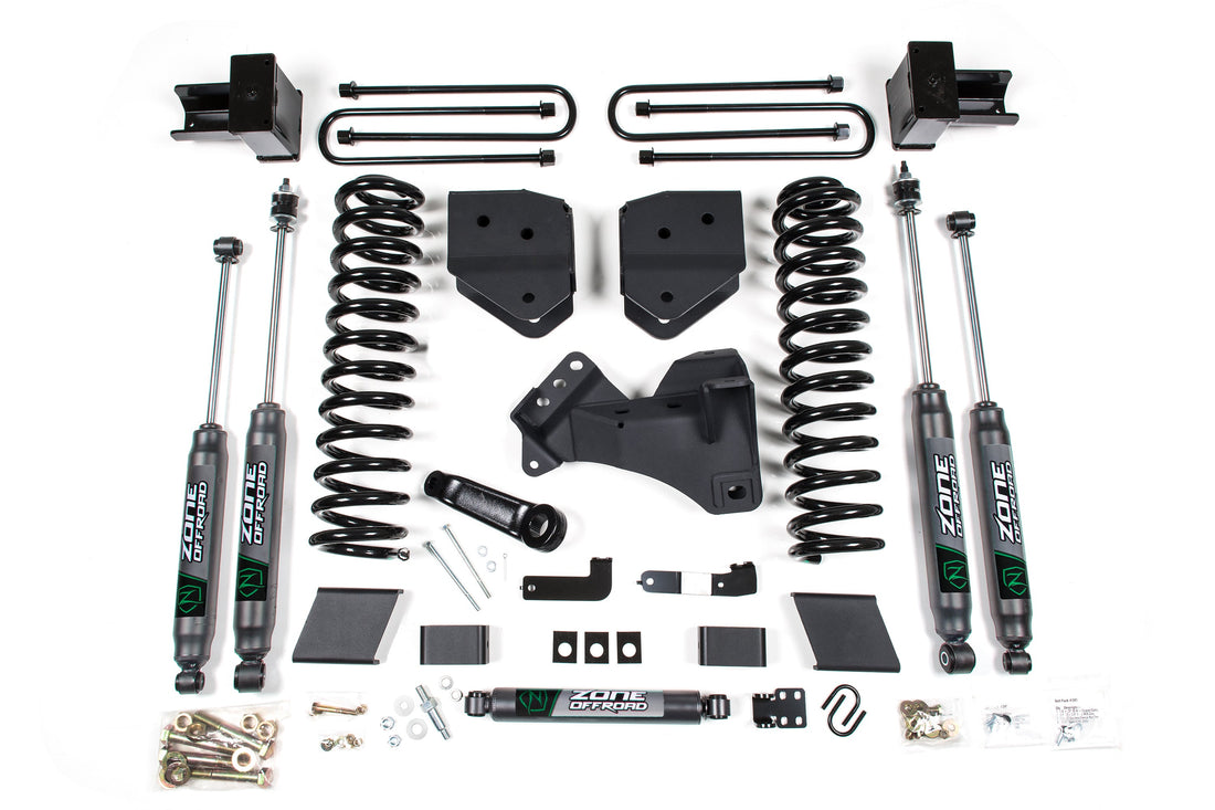 Zone Offroad 4 Inch Lift Kit | Ford F250/F350 Super Duty (17-19) 4WD | Gas