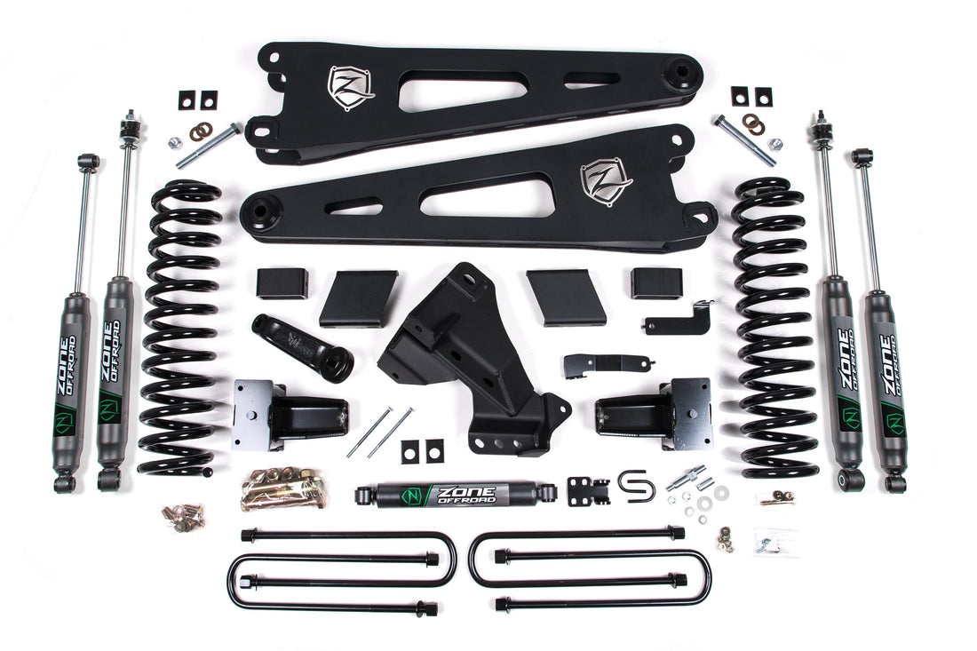 Zone Offroad 5 Inch Lift Kit w/ Radius Arm | Ford F250/F350 Super Duty (20-22) 4WD | Gas