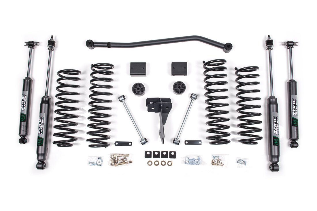 Zone Offroad 4 Inch Lift Kit | Jeep Wrangler JK (07-11) 4-Door