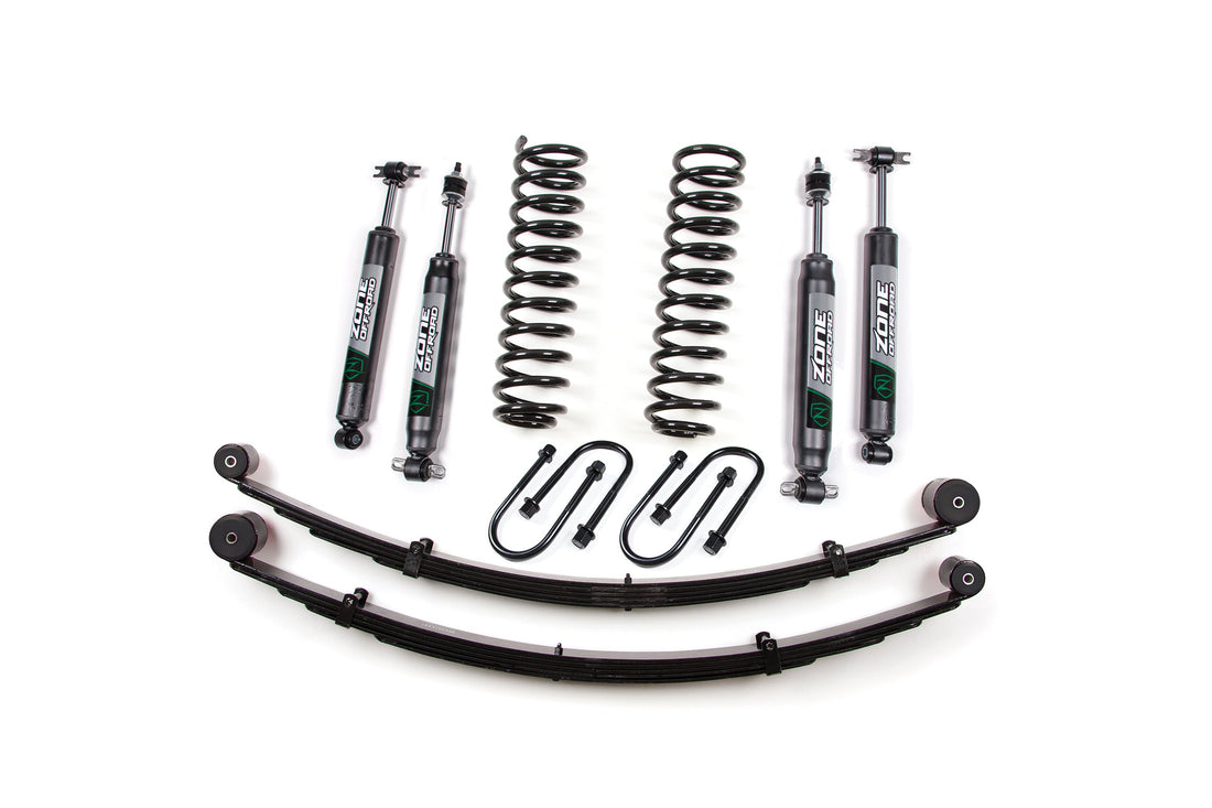 Zone Offroad 3 Inch Lift Kit w/ Springs | Jeep Cherokee XJ (84-01)