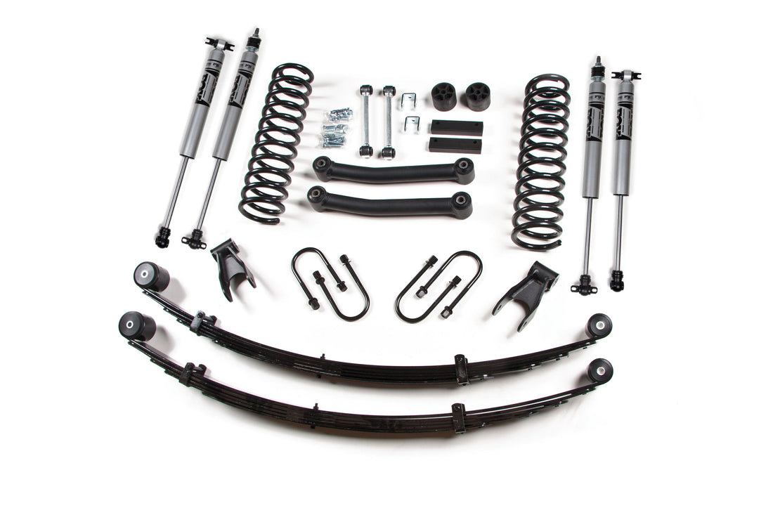 Zone Offroad 4.5 Inch Lift Kit w/ Springs | Jeep Cherokee XJ (84-01)