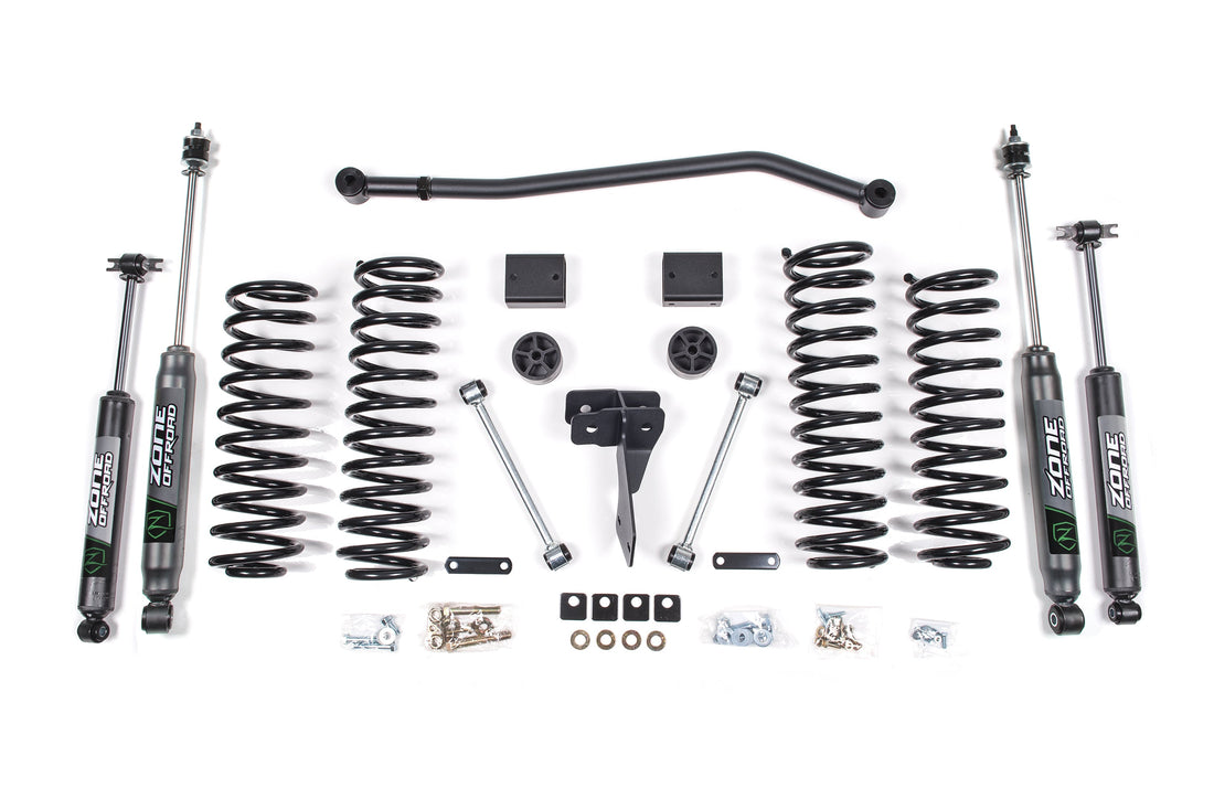 Zone Offroad 4 Inch Lift Kit | Jeep Wrangler JK (12-18) 4-Door