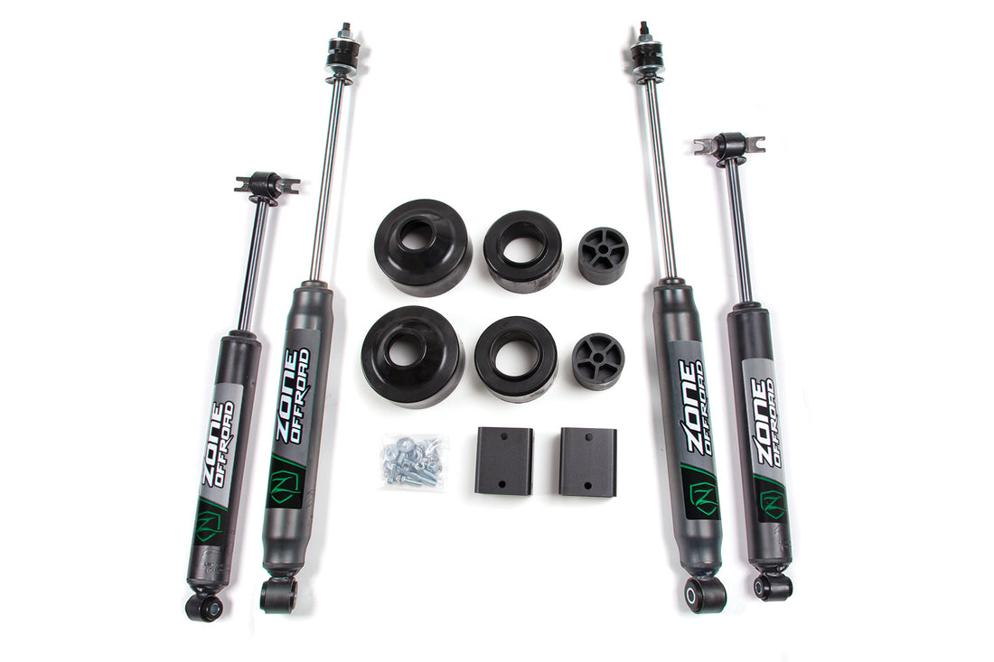 Zone Offroad 2 Inch Lift Kit | Jeep Wrangler JK (12-18)