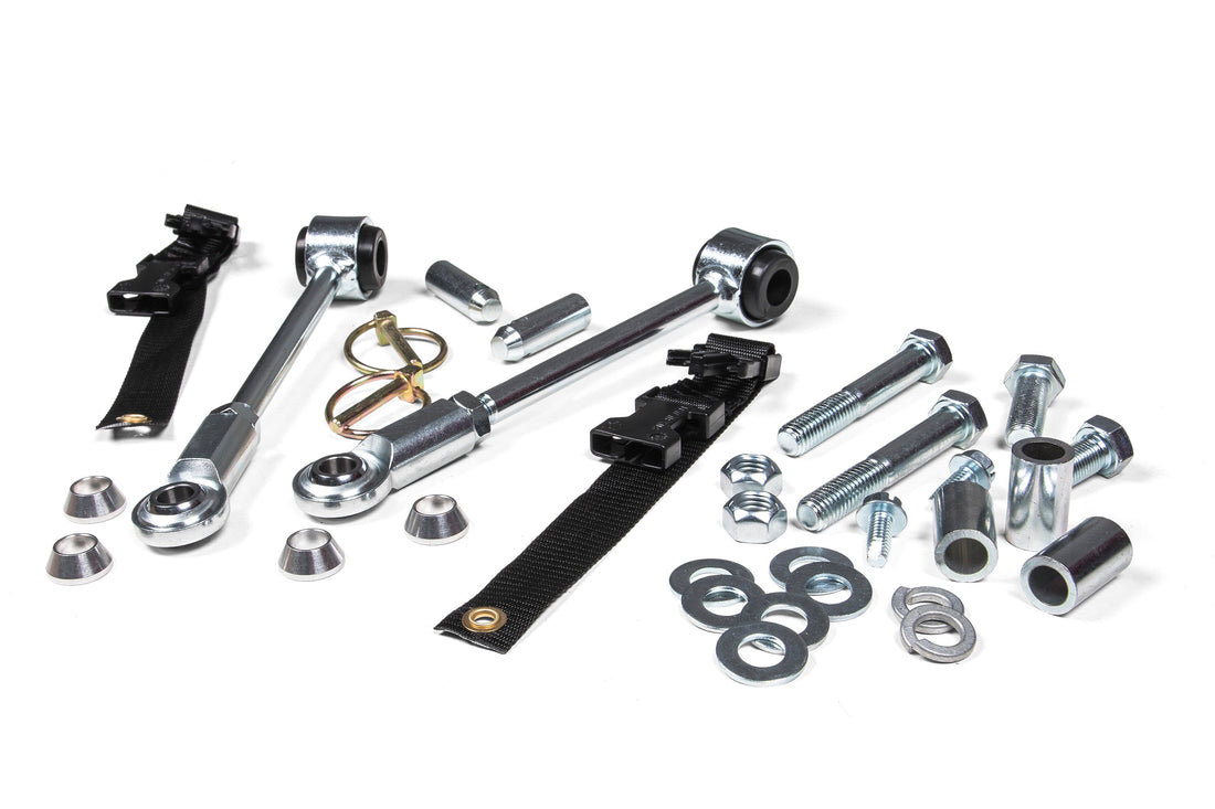 Zone Offroad Front Sway Bar Disconnects | Jeep Wrangler JL (18-27) and Gladiator JT (20-26)