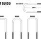 Automotive Axle U-Bolt - Square