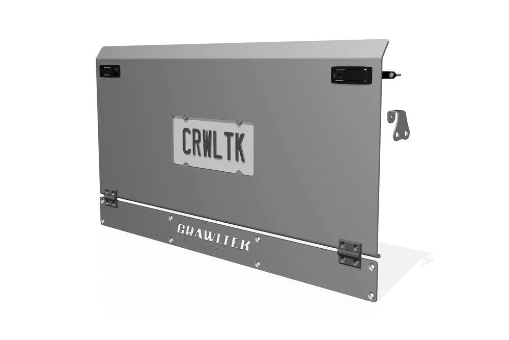 CrawlTek Drop Down Tailgate with Molle Rack | Jeep Wrangler YJ/TJ - Trucks R Us