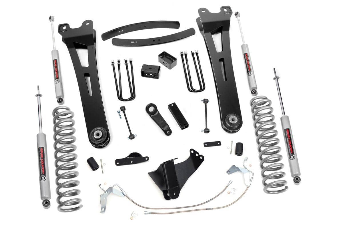 Rough Country (539.20) 6 Inch Lift Kit | Gas | Radius Arm | Ford F-250/F-350 Super Duty (08-10)