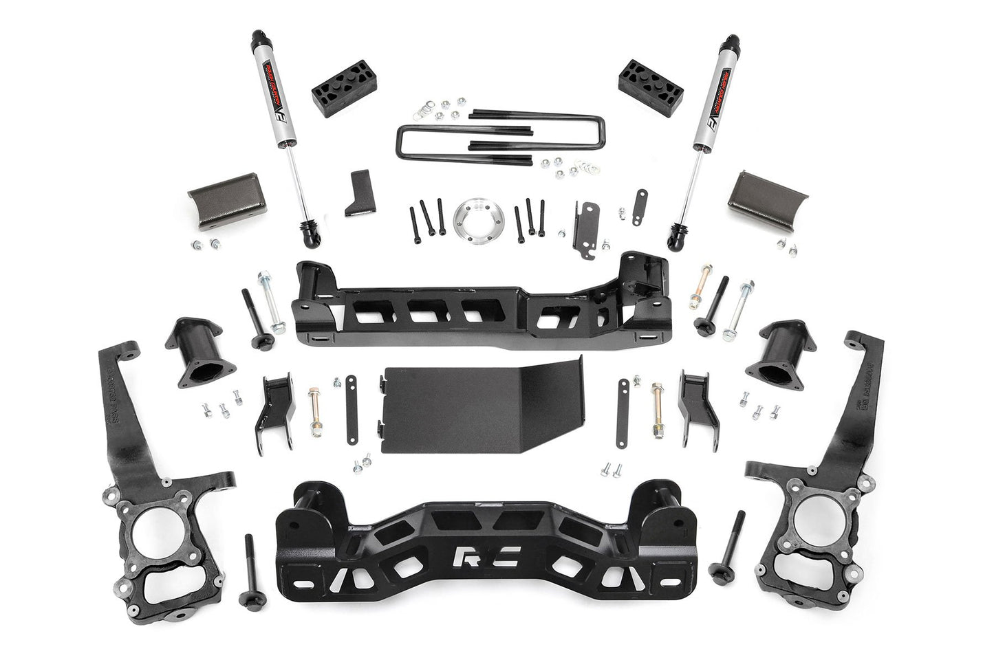 Rough Country (57470) 4 Inch Lift Kit | V2 | Ford F-150 4WD (2011-2014)