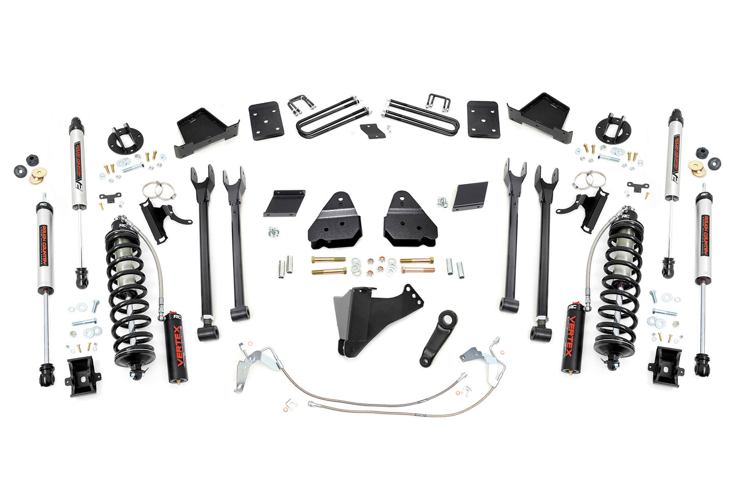 Rough Country (53258) 6 Inch Lift Kit  |  4-Link  |  No OVLD  |  C/O V2 | Ford F-250 Super Duty (11-14)