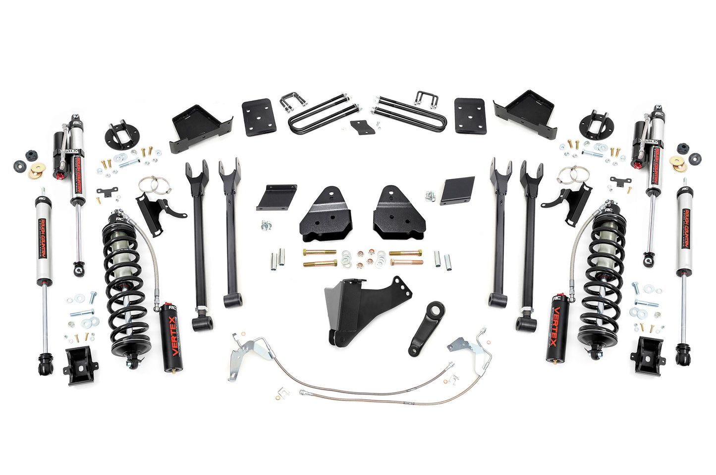 Rough Country 6 Inch Lift Kit  |  4 Link  |  OVLD  |  C/O Vertex | Ford F-250 Super Duty (15-16)