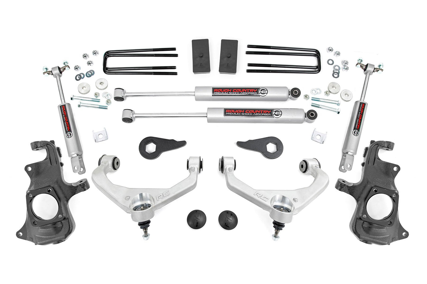 Rough Country (95730) 3.5 Inch Lift Kit | Knuckle | Chevy/GMC 2500HD/3500HD (11-19)