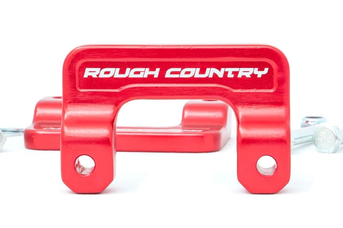 Rough Country (1313) 2 Inch Leveling Kit | Aluminum | Red | Chevy/GMC 1500 Truck (07-18) SUV (07-20)